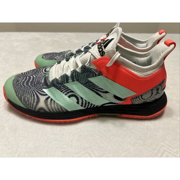 Adidas Adizero Men’s Shoes Size 10.5 Ubersonic 4 Optical Illusion Running Rare - Picture 4 of 8